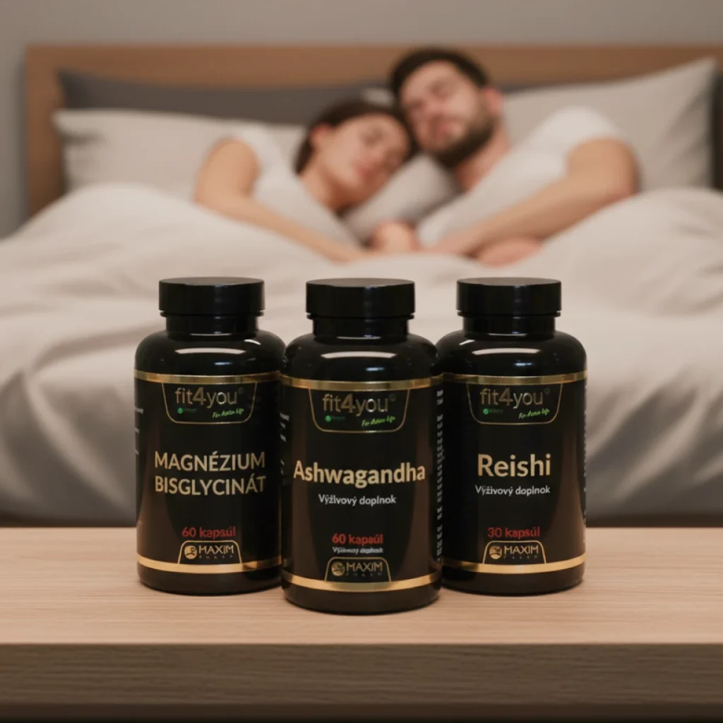 Balíček pre lepší spánok - Magnézium bisglycinát, Ashwagandha a Reishi